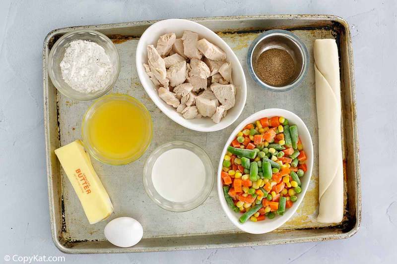 chicken pot pie with frozen vegetables ingredients