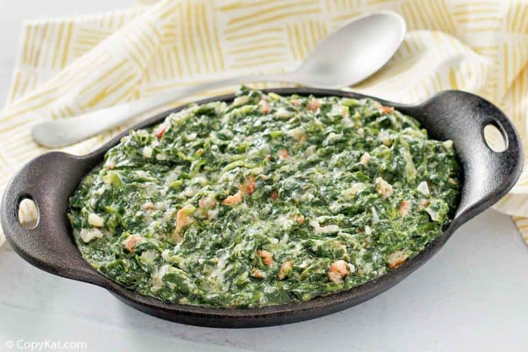 Lawry’s Creamed Spinach with Bacon