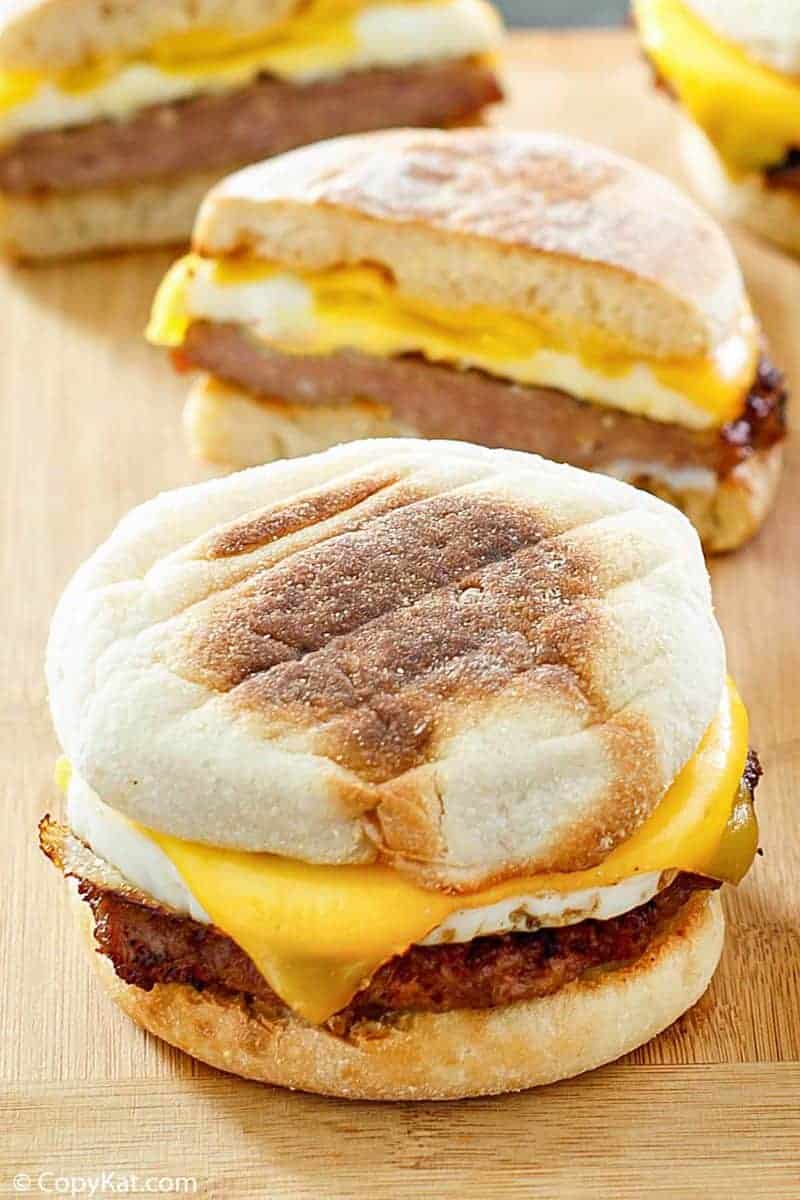 McDonald's Sausage Egg McMuffin CopyKat Recipes