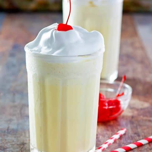 Easy Eggnog Milkshake (Copycat McDonald's) • The Fresh Cooky