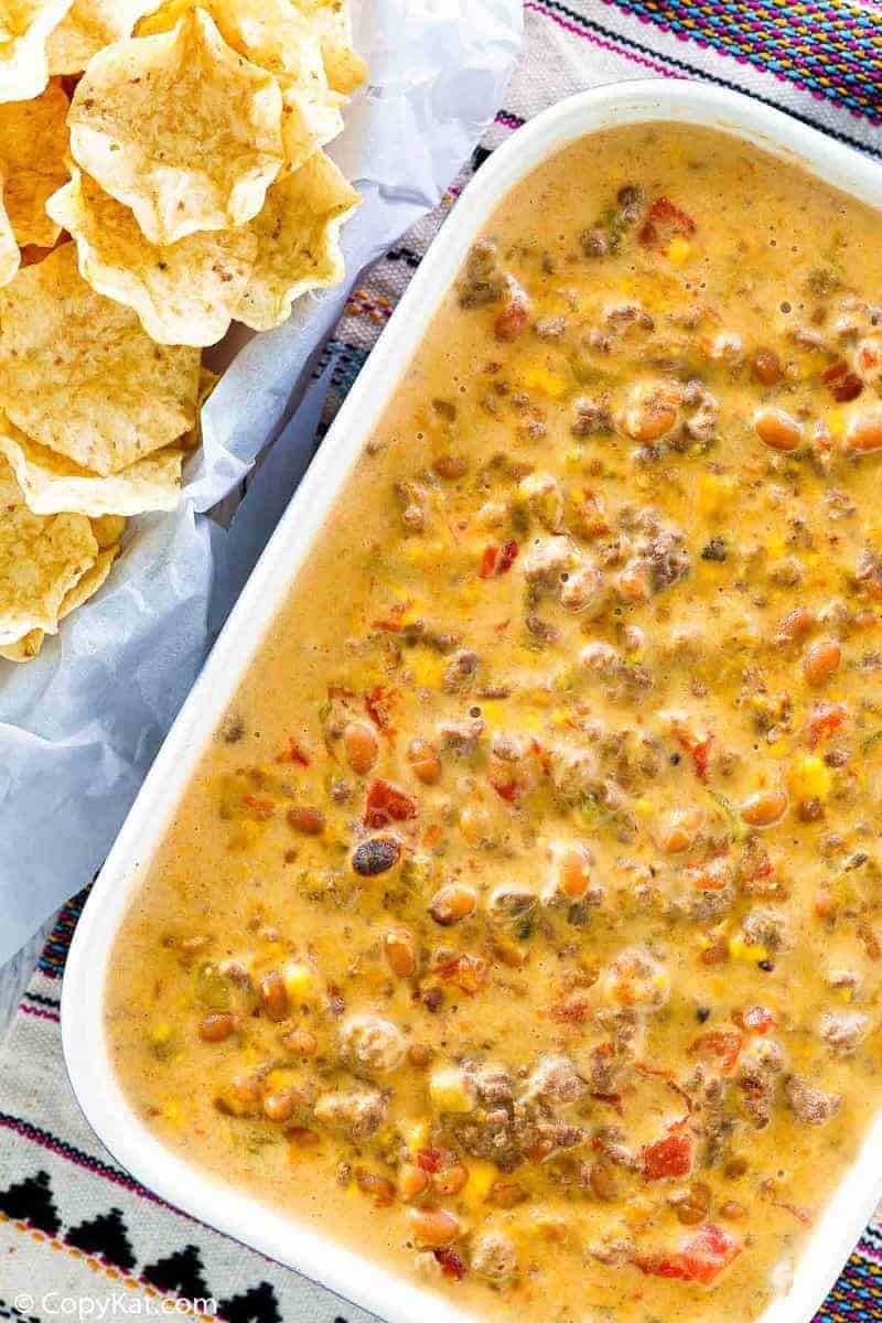 Rotel Dip with Ground Beef