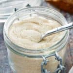 a jar of homemade vanilla sugar