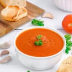 Instant Pot tomato soup and bread