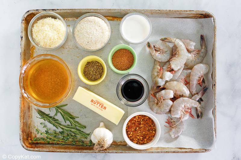 ingredients for New Orleans style shrimp and grits