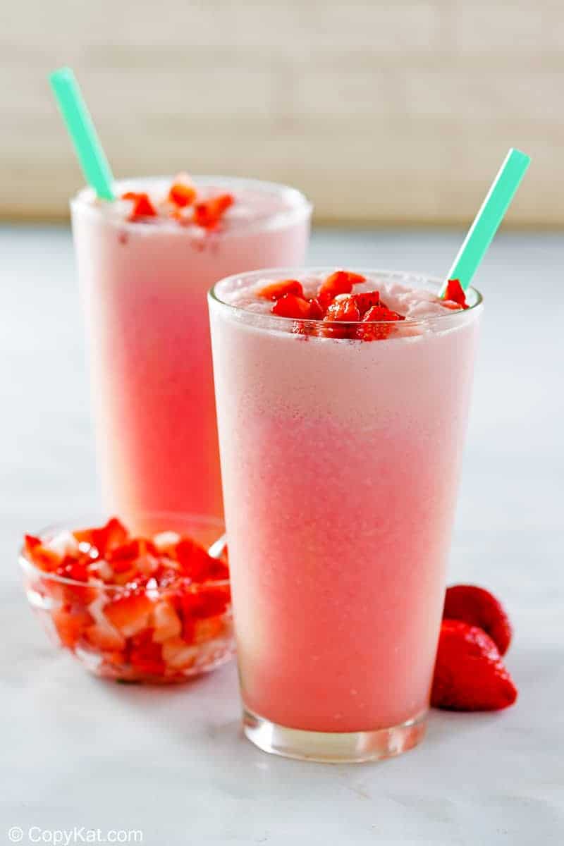 Pink Starbucks Iced Coffee Cup Glass