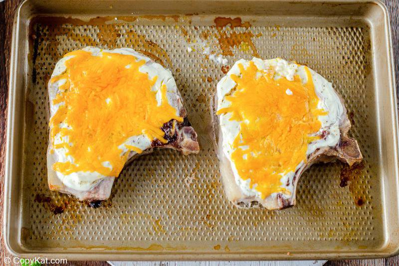 Cheesy Sour Cream Baked Pork Chops [Low Carb] CopyKat