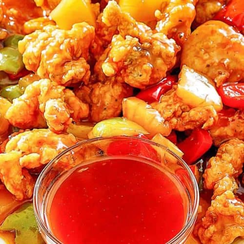 chinese food sweet and sour chicken