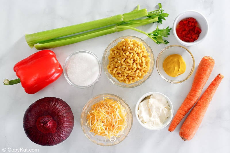 homemade macaroni salad ingredients