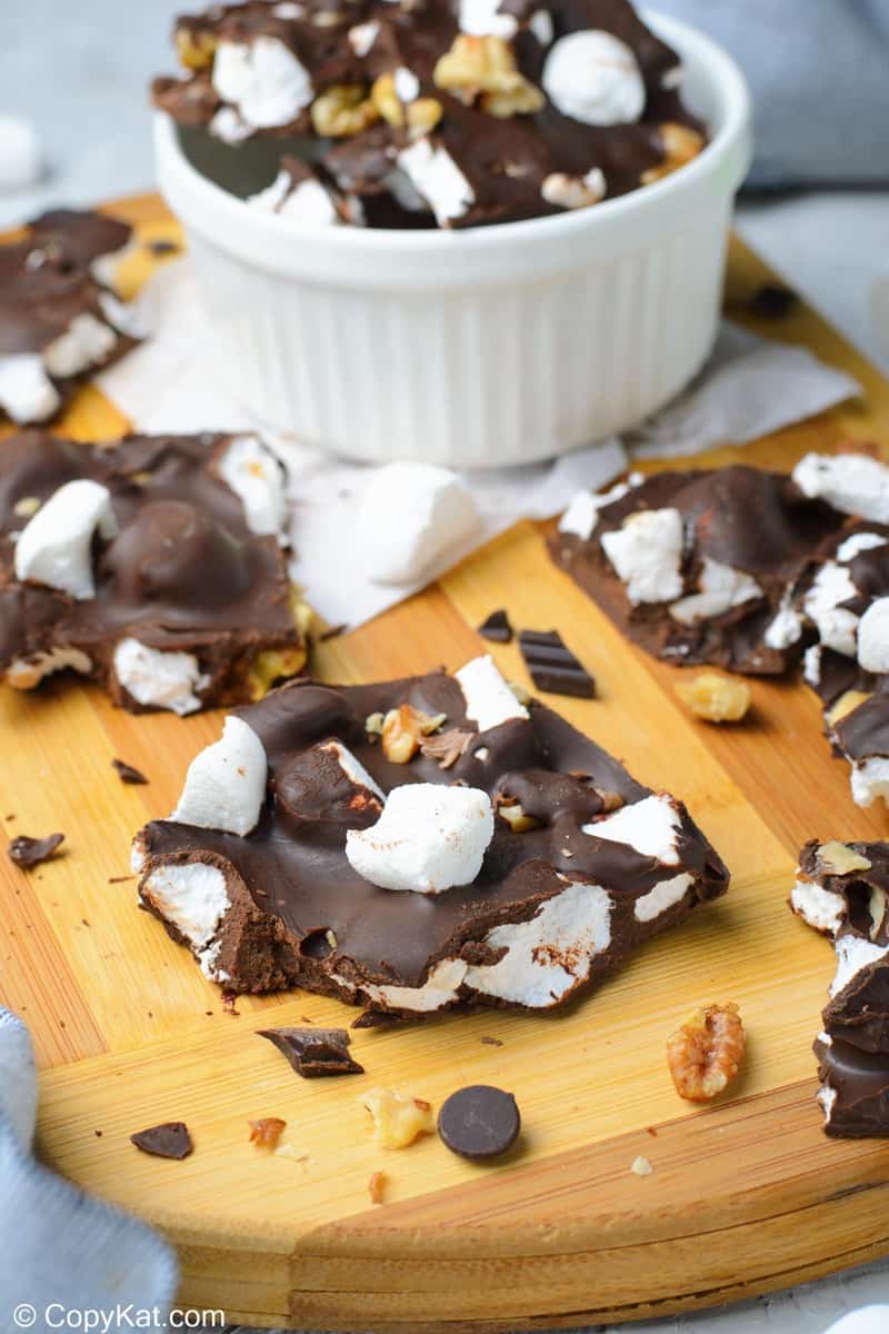 Easy Rocky Road Candy with Walnuts - CopyKat Recipes