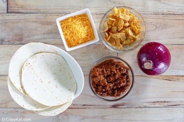 Sonic Fritos chili cheese wrap ingredients