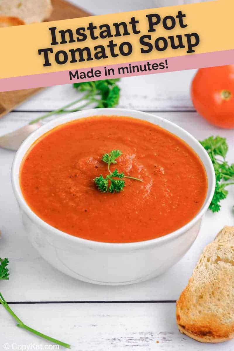 Instant Pot Tomato Soup - CopyKat Recipes