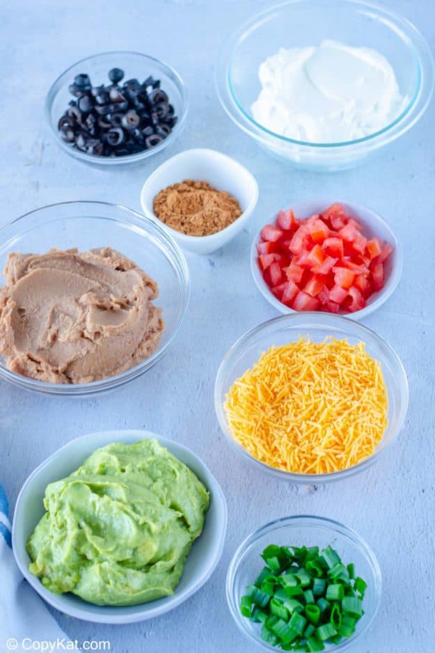 7 layer dip ingredients