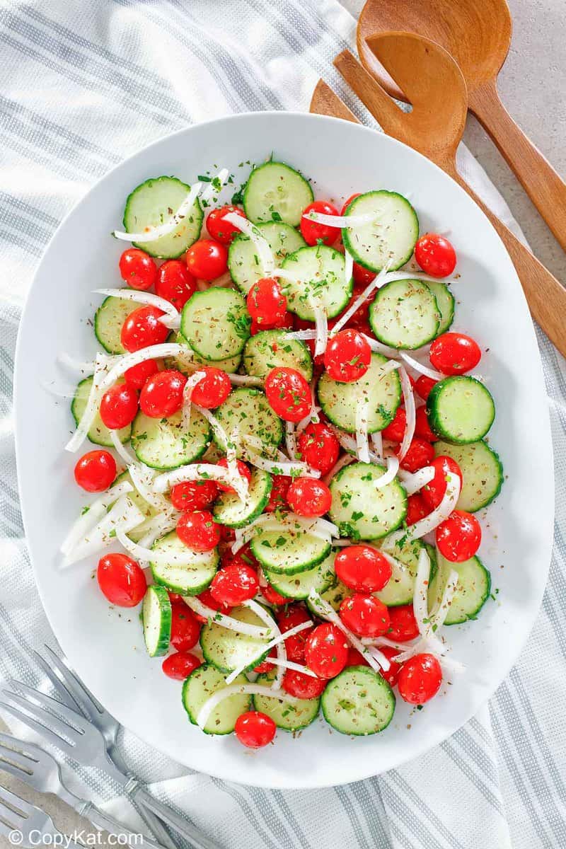 Tomato-Cucumber Salad Recipe