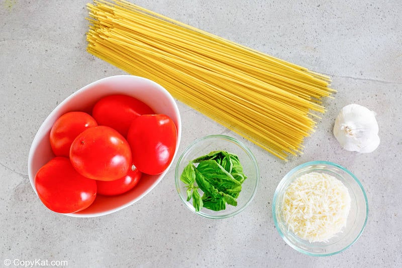 Olive Garden Capellini Pomodoro ingredients