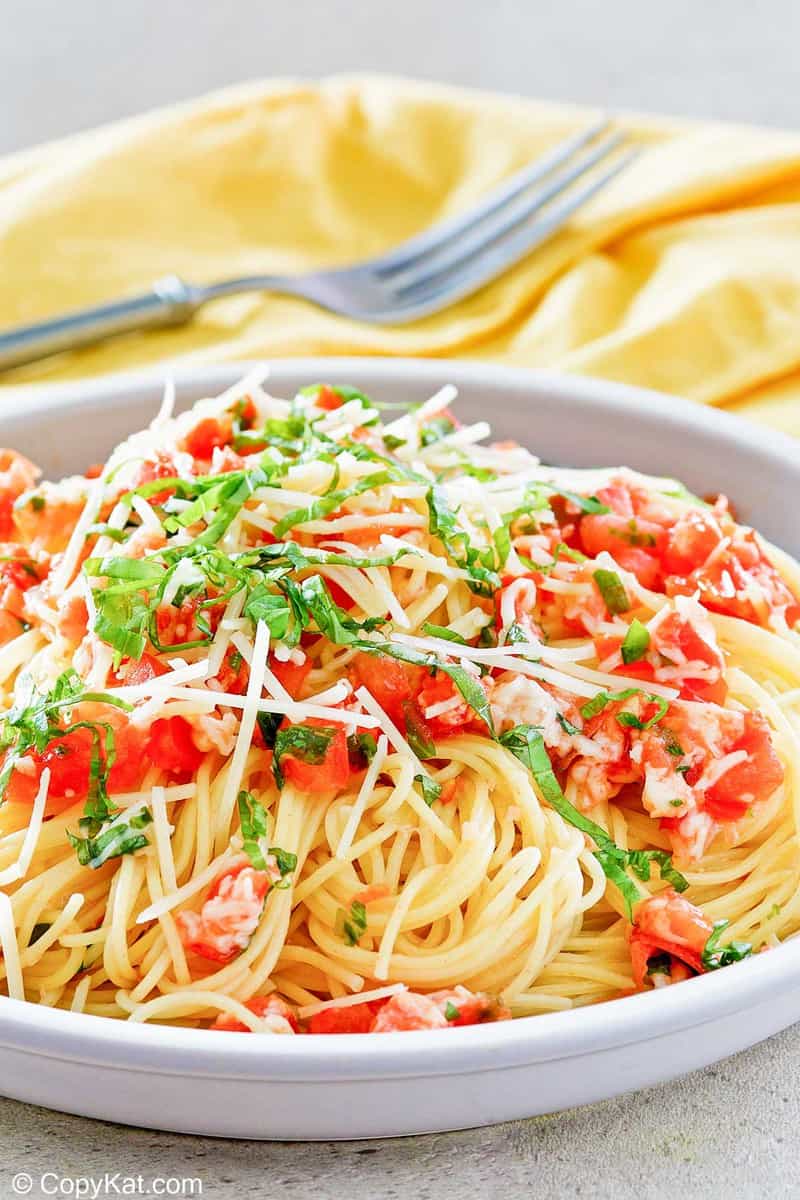 Angel Hair Pasta with Tomatoes (Capellini Pomodoro)