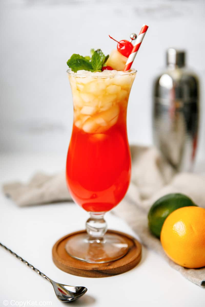 homemade Red Lobster Mai Tai cocktail