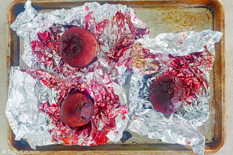 roasted beets to make sour cream beet salad
