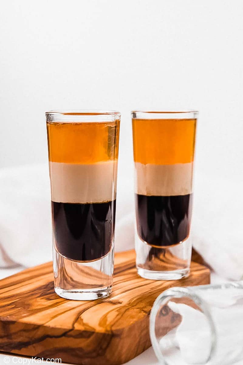 two B52 shot drinks