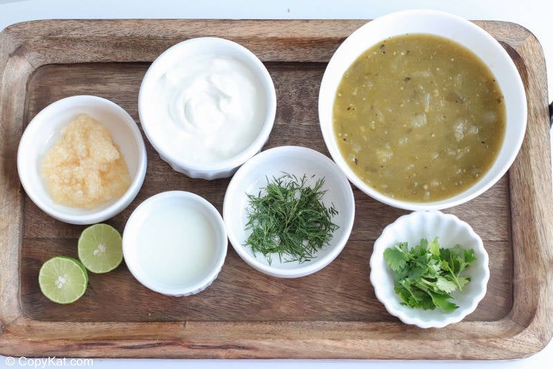 creamy salsa verde salad dressing ingredients