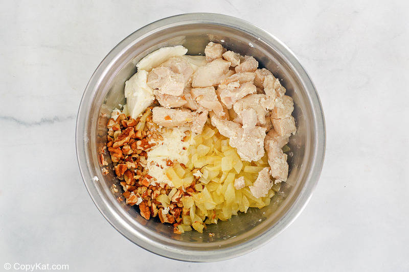 turkey enchiladas filling ingredients in a bowl