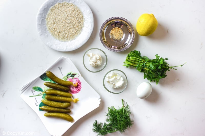 Disney fried pickles and ranch dressing ingredients