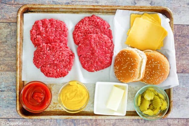Burger King double cheeseburger ingredients