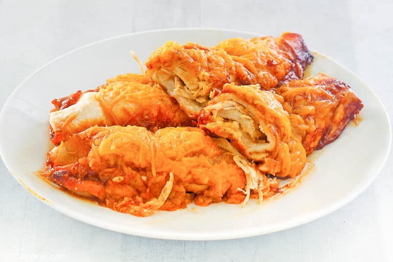 Sour Cream Chicken Enchiladas