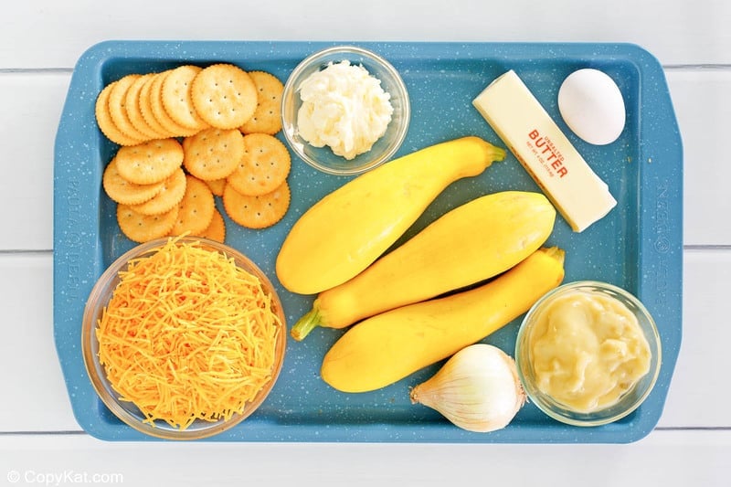 ingredients for squash casserole