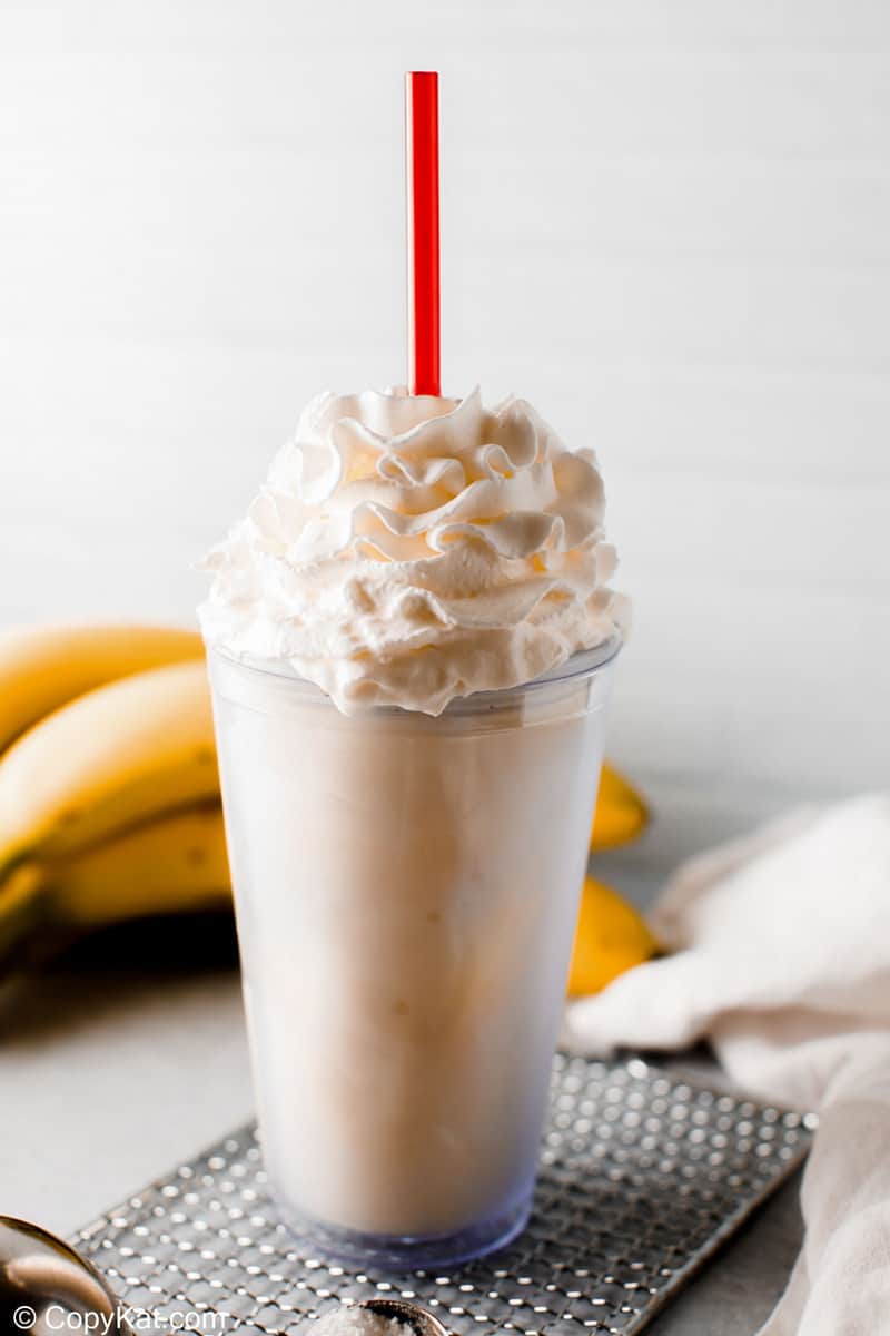 homemade Fatburger banana milkshake