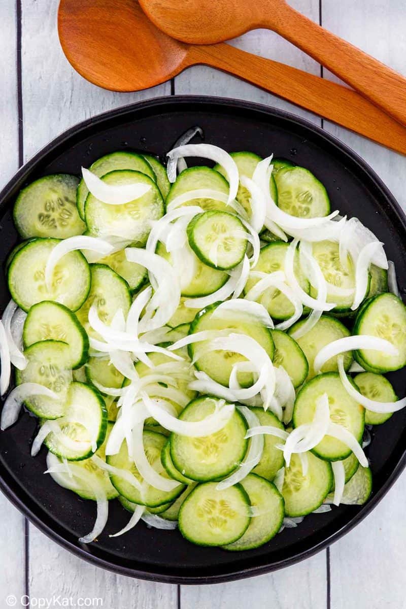Easy Cucumber Onion Salad - CopyKat Recipes