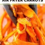 carrots cooked in an air fryer