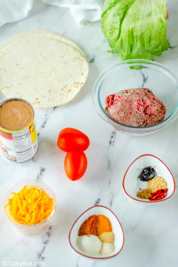 Taco Bell Burrito Supreme ingredients