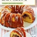 a bundt cake made with duncan hines cake mix