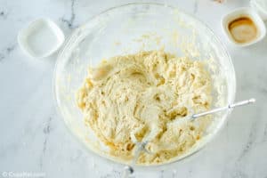 pineapple cookies dough in a bowl