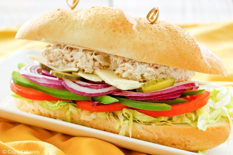 subway sandwiches tuna