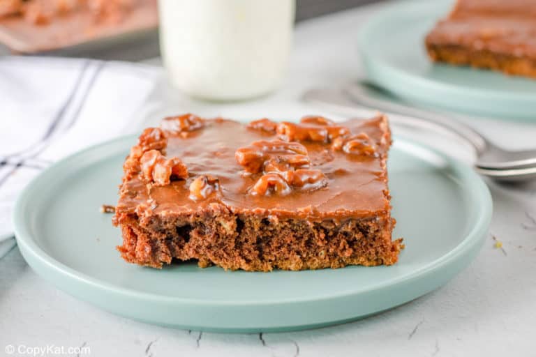 Texas Sheet Cake with Chocolate Pecan Frosting
