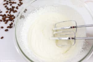 heavy cream whipped to soft peaks.