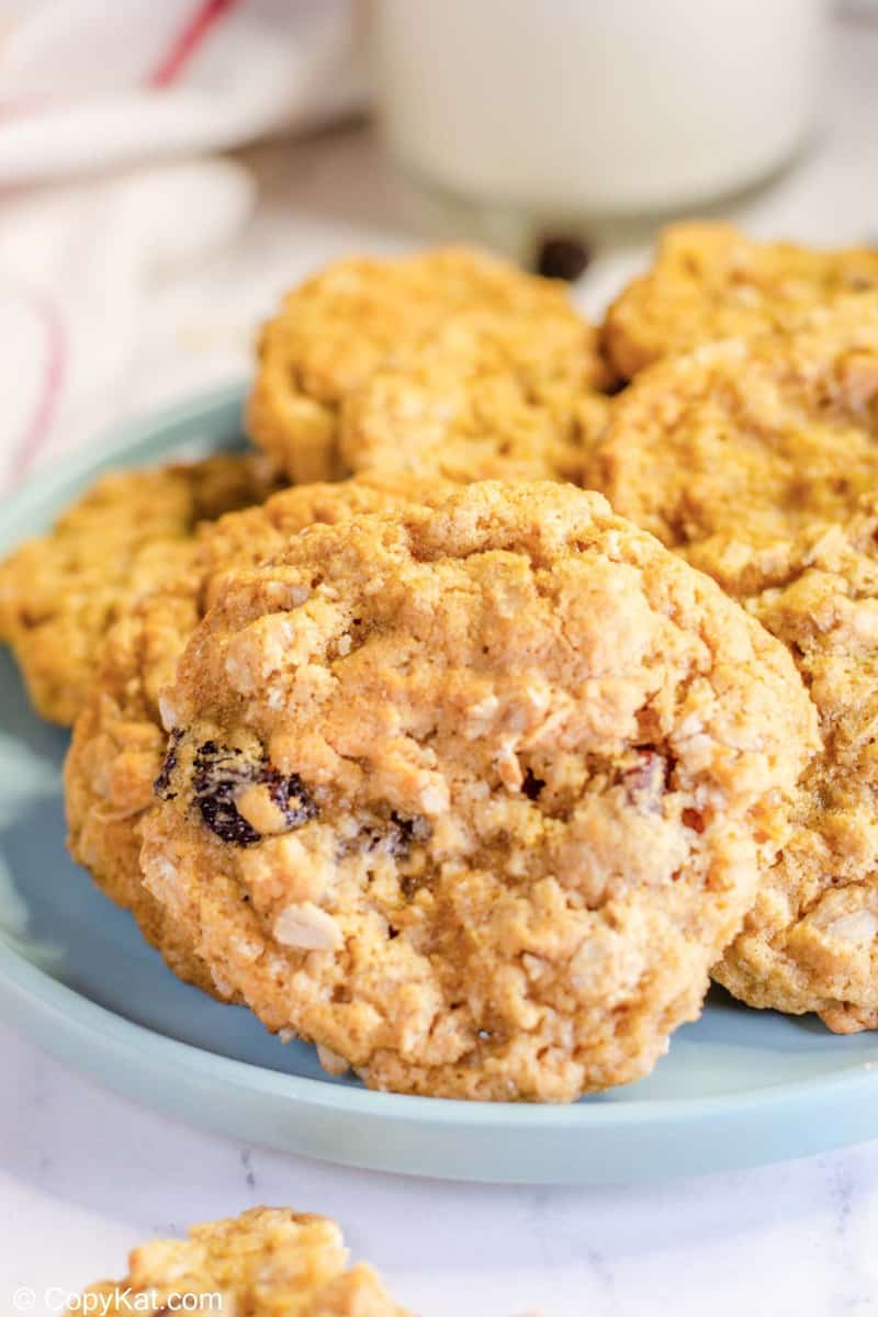 Oatmeal Raisin Cookies With Icing