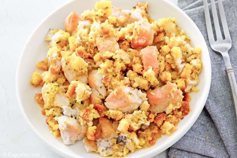 Easy Southern Chicken and Dressing Casserole