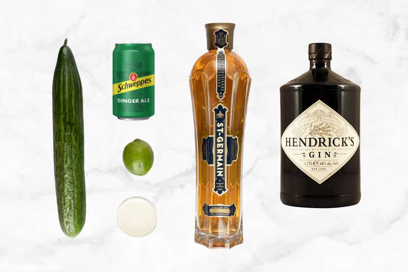 fleur de lis cucumber gin cocktail ingredients