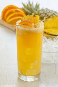 homemade Soggy Dollar Bar Painkiller drink.