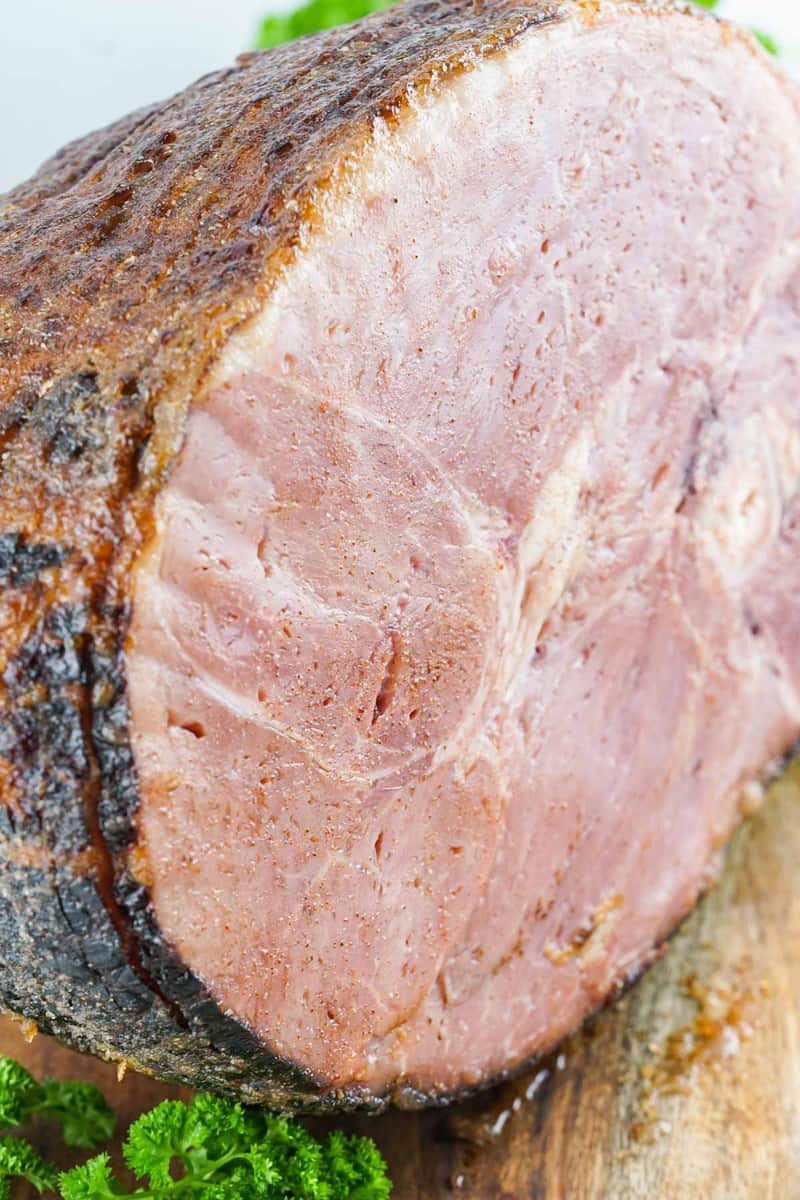 copycat Honey Baked Ham with crunchy glaze.