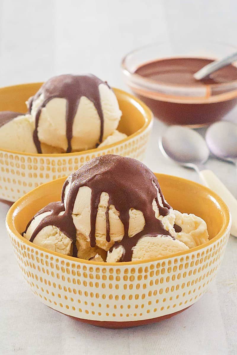 Magic Shell and Potato Stix on Ice Cream Recipe