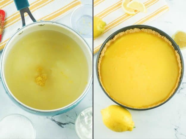 lemon layer preparation collage.