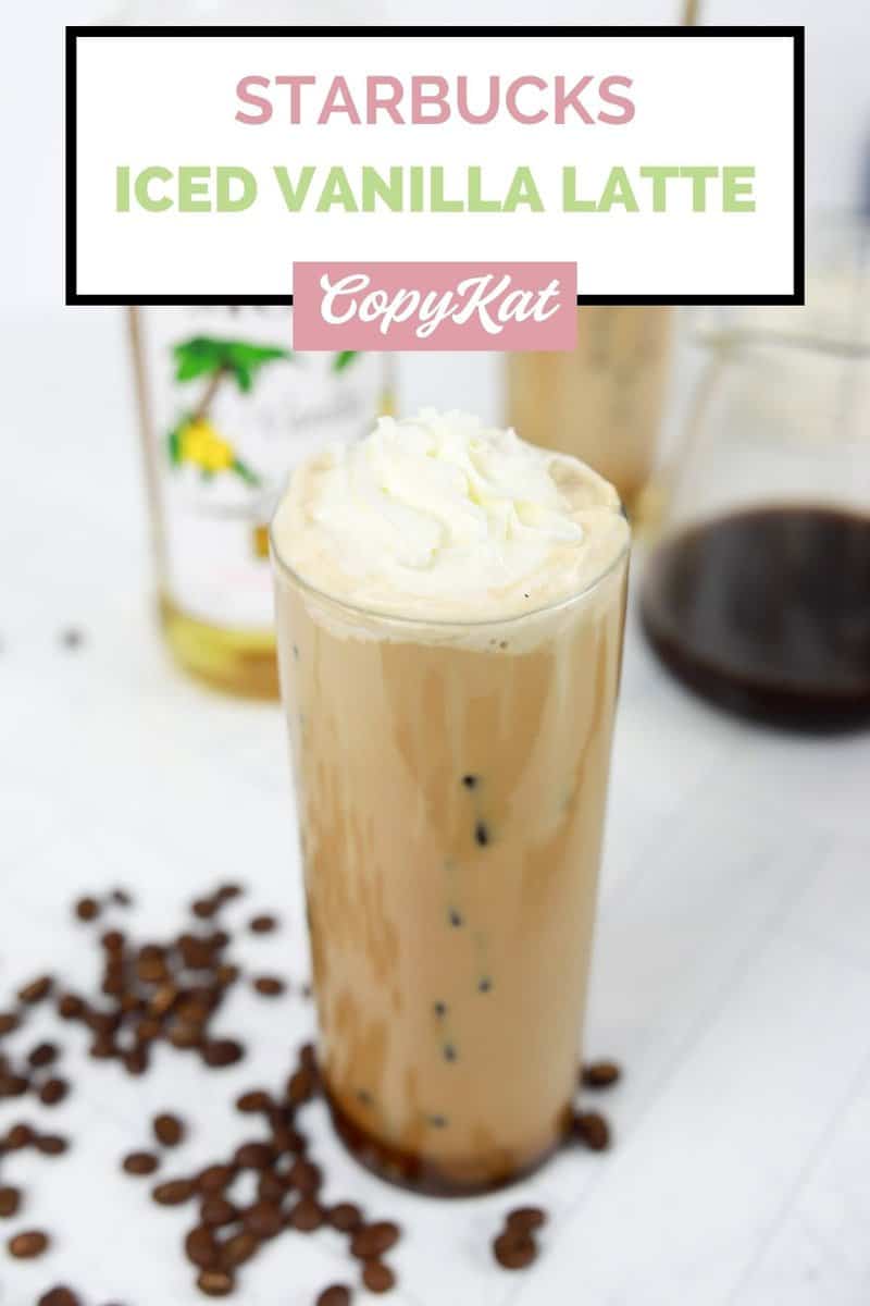 Easy Starbucks Iced Vanilla Latte Recipe - CopyKat Recipes