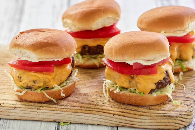 Air Fryer Hamburgers –