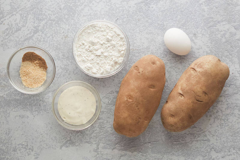 homemade potato wedges ingredients.