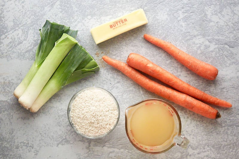 rice pilaf ingredients.