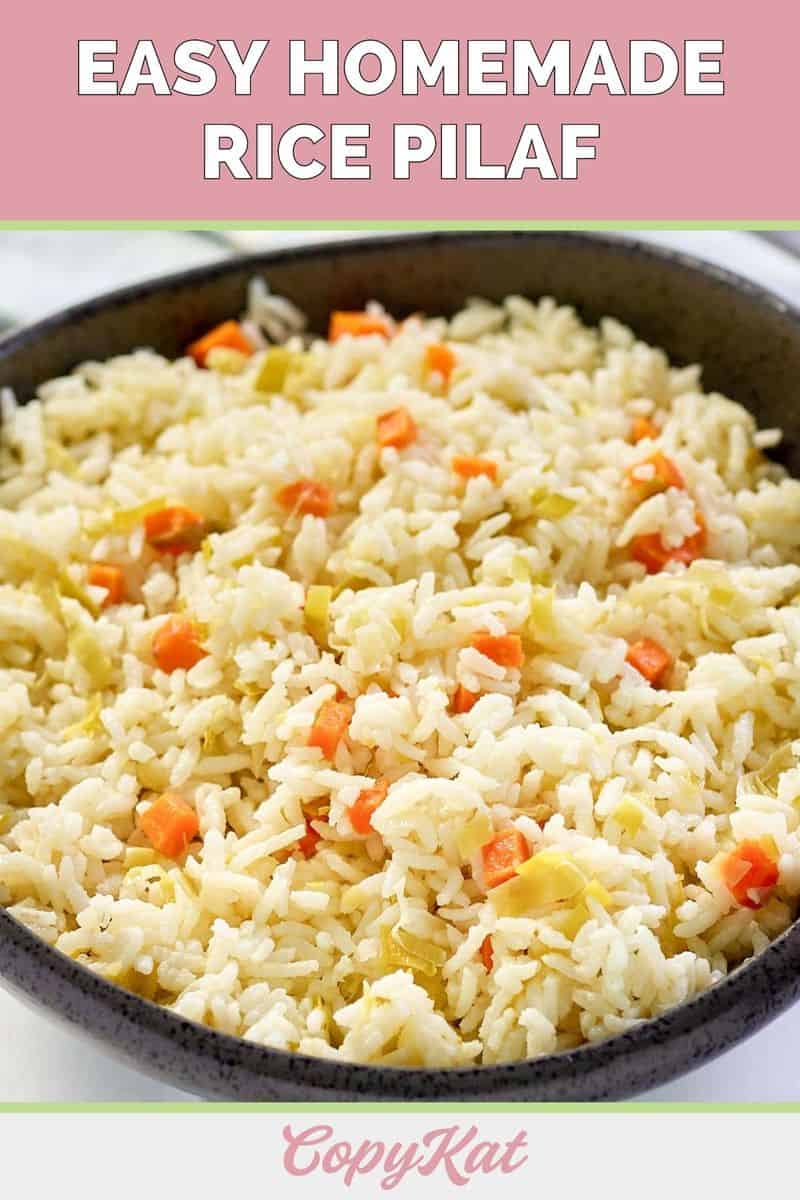 Easy Homemade Rice Pilaf - CopyKat Recipes