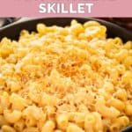 homemade Grand Lux Cafe macaroni and cheese skillet.